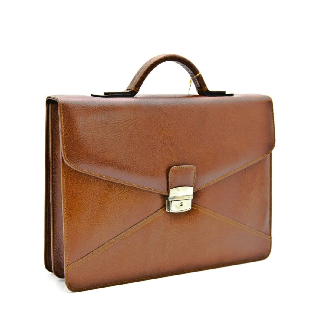 Cartable En Cuir Sans Marque - Malette Professionnelle Format 40,5x33x14 Cm - Neuf Avec étiquettes